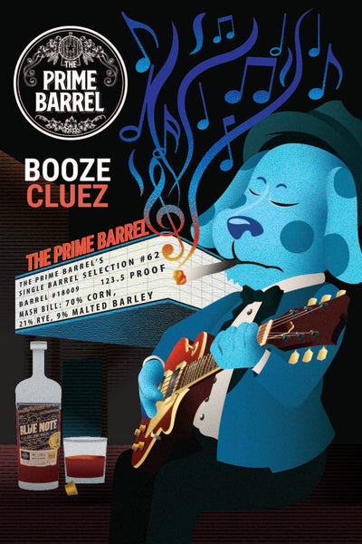 Blue Note Juke Joint Uncut Booze Cluez Single Barrel Straight Bourbo 