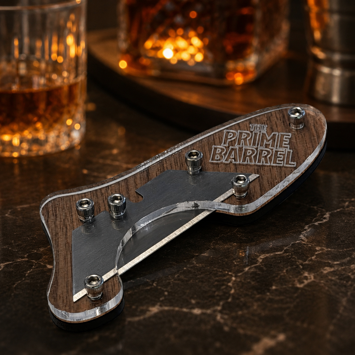 Prime Barrel Wax Cutter & Bottle Opener with Replaceable Blade