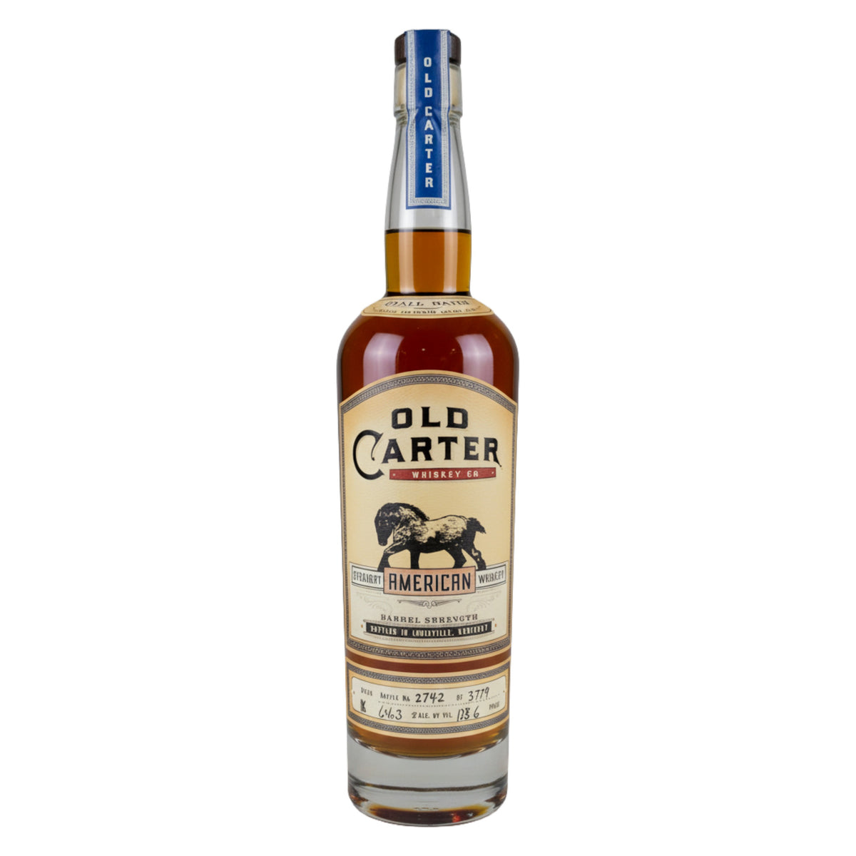 Old Carter Barrel Strength Straight American Whiskey