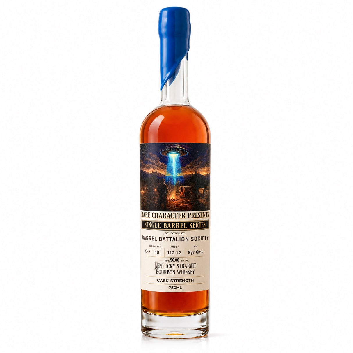 Rare Character "Barrel Battalion Society" Aged 9 Years 6 Months Kentucky Straight Bourbon Whiskey | Free Shipping on orders $400+