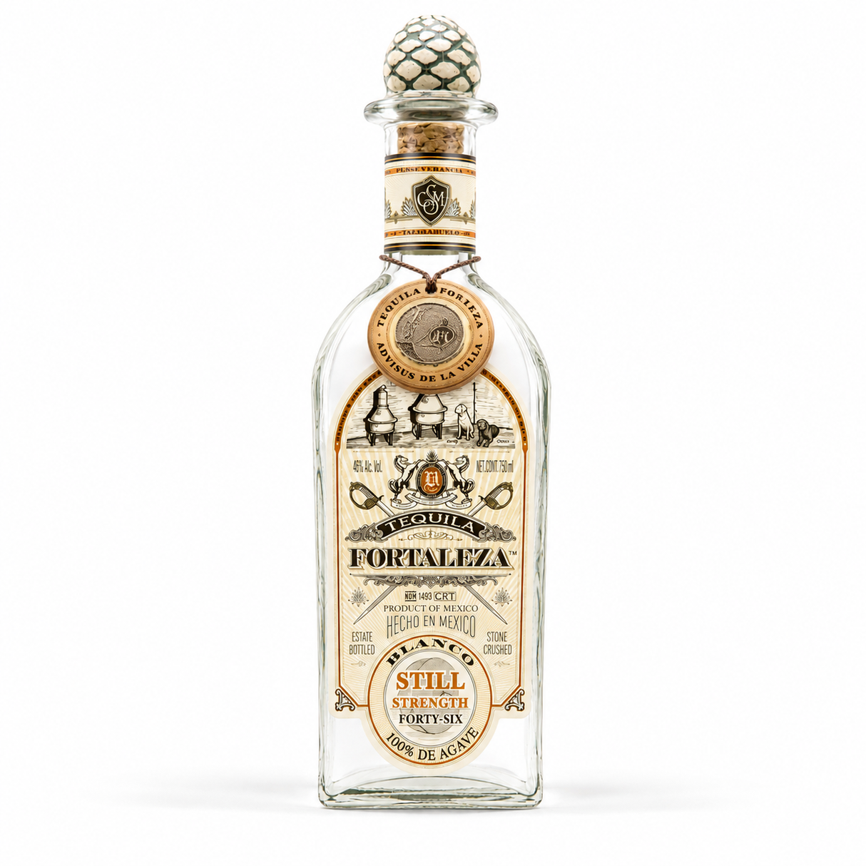 Fortaleza Agaves De La Villa Still Strength Blanco Tequila | Free Shipping on orders $400+