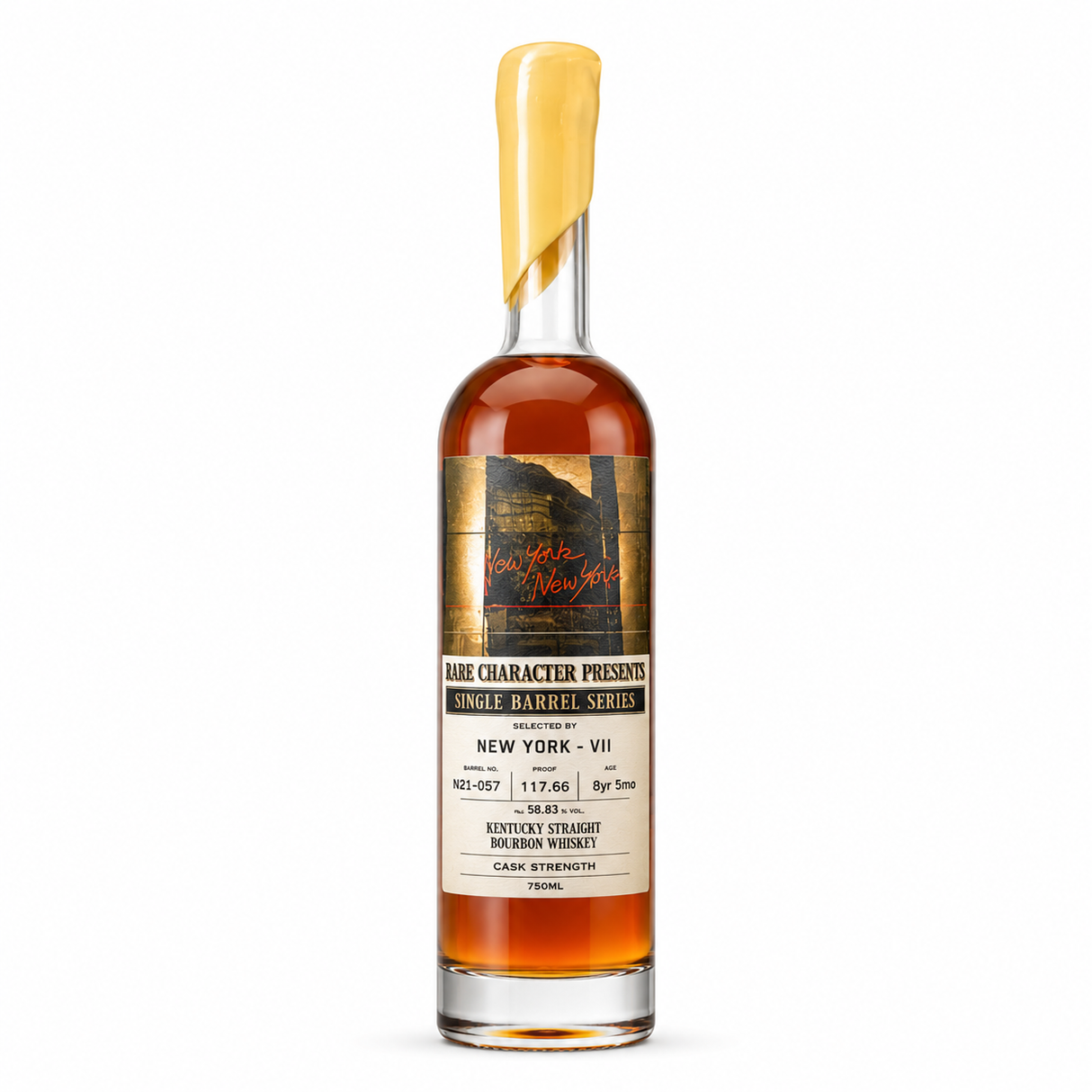 Rare Character "New York-VII" Aged 8 Years 5 Months Kentucky Straight Bourbon Whiskey | Free Shipping on orders $400+