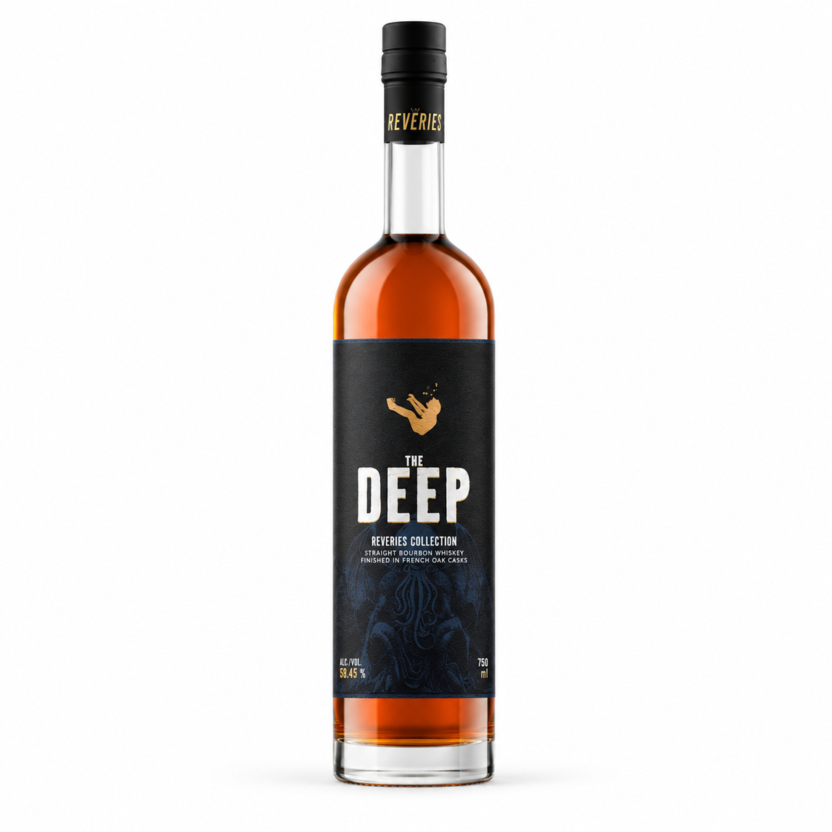 The Reveries "The Deep" Straight Bourbon Whiskey Finished in French Oak Casks | Free Shipping on orders $400+