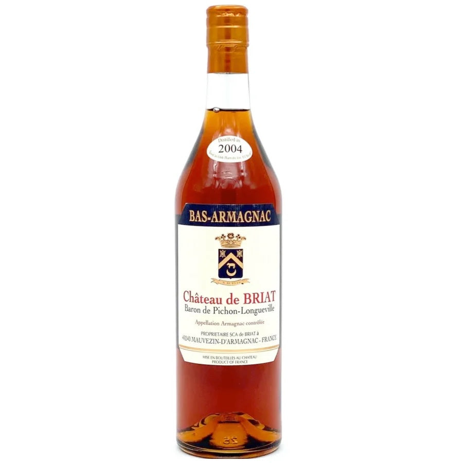 Chateau de Briat 2004 Folle Blanche Vintage Armagnac | Free Shipping on orders $400+