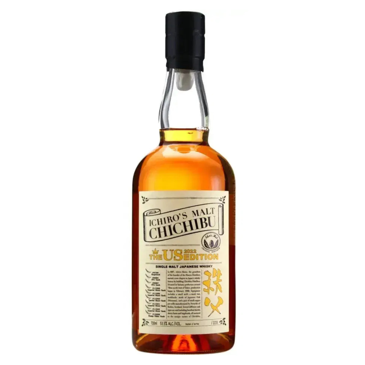 Chichibu Distillery Ichiro's Malt The US Edition Single Malt Whisky | Free Shipping on orders $400+