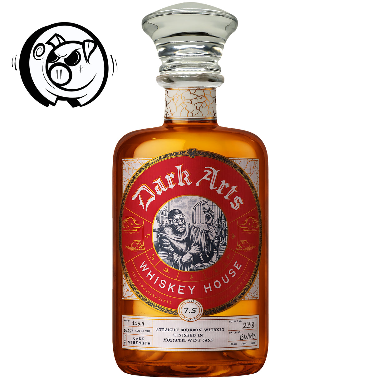 Dark Arts 7.5 Year Single Barrel Bourbon Finished in White Muscatel Wine Casks TheHateDust Pick | Free Shipping on orders $400+