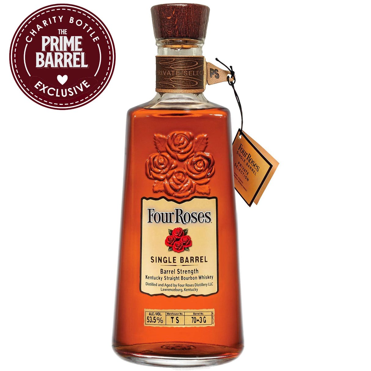 Four Roses "C for Charity" 16 Year Old OESV Single Barrel Kentucky Straight Bourbon Whiskey The Prime Barrel Pick | Free Shipping on orders $400+