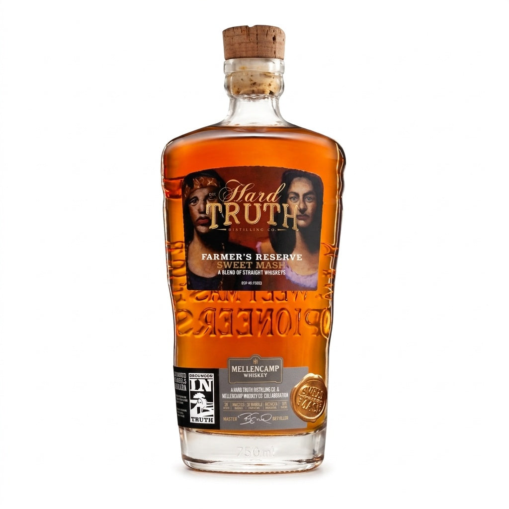 Hard Truth Blended American Whiskey Mellencamp Farmers Reserve Sweet Mash