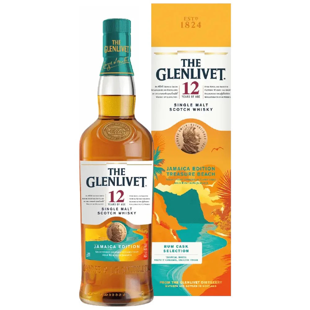 The Glenlivet 12 Years Jamaica Edition Single Malt Scotch Whisky | Free Shipping on orders $400+