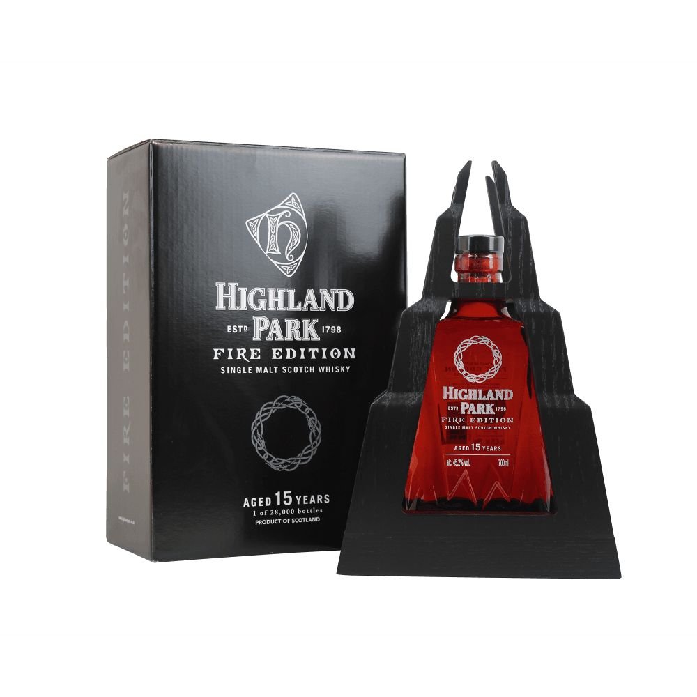 Highland Park Fire Edition 15 Year Single Malt Scotch Whisky | Free Shipping on orders $400+