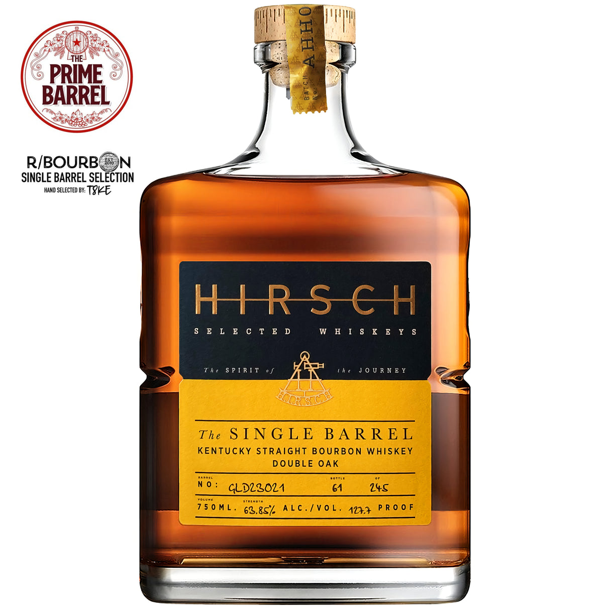Hirsch 8 Year Old "If you Willett, it will come" Single Barrel Straight High Rye Bourbon The Prime Barrel x R-Bourbon Pick | Free Shipping on orders $400+