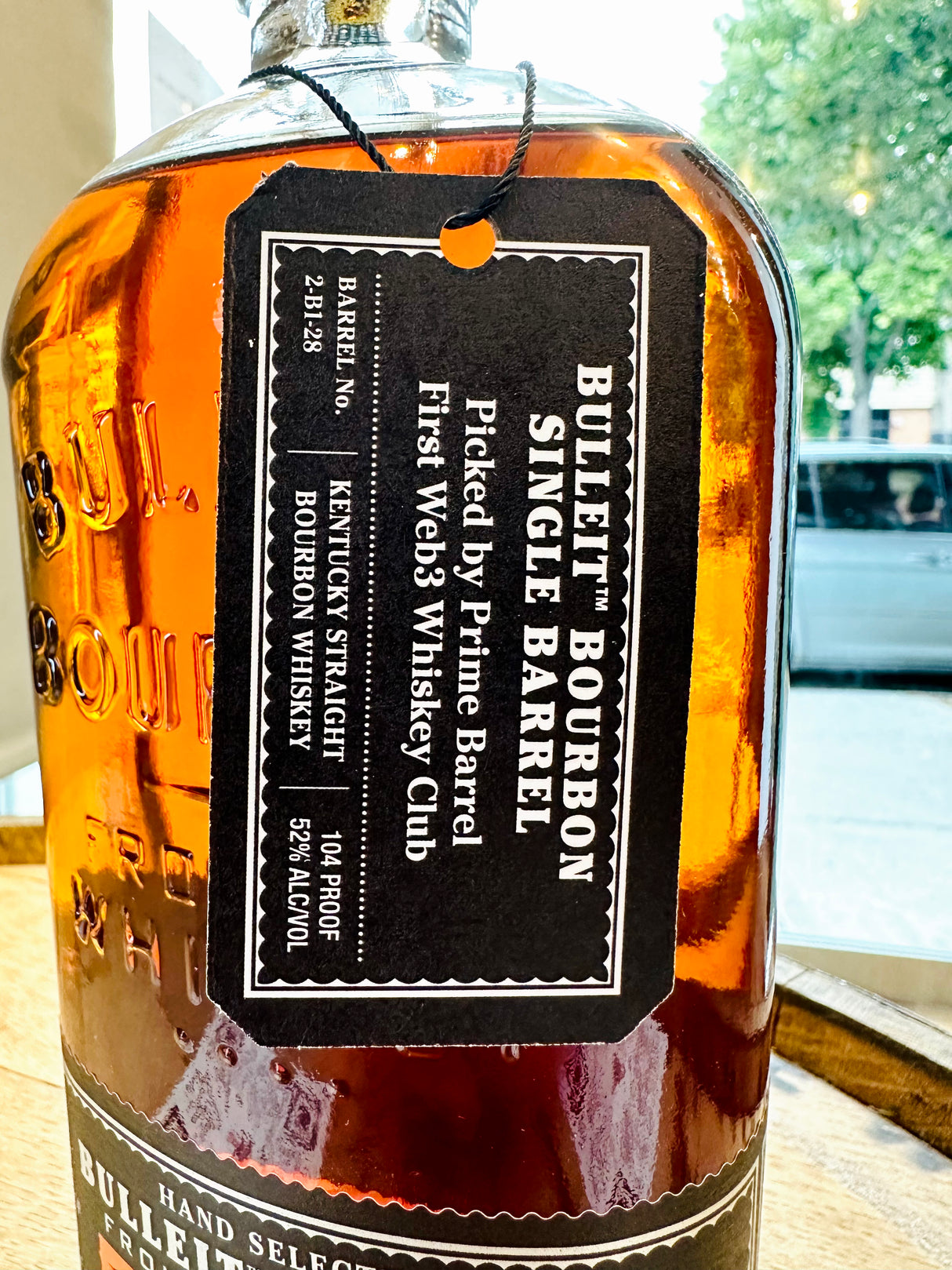 Bulleit Bourbon 15 Year “Cannonball” Single Barrel Kentucky Straight Bourbon Whiskey The Prime Barrel Pick #66 - De Wine Spot | DWS - Drams/Whiskey, Wines, Sake