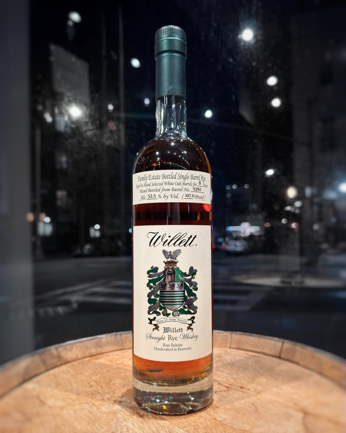 Willett Family Estate 8 Years Single Barrel Kentucky Straight Rye Whiskey | Free Shipping on orders $400+