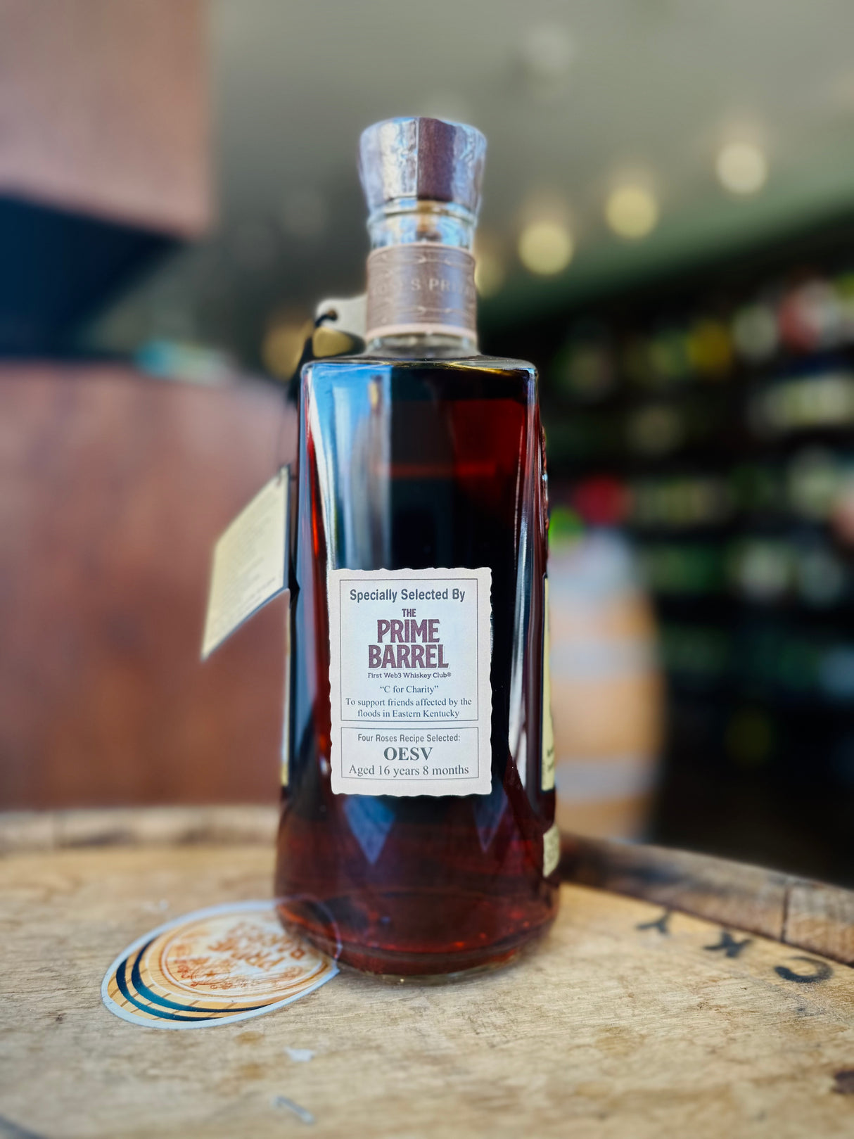 Four Roses "C for Charity" 16 Year Old OESV Single Barrel Kentucky Straight Bourbon Whiskey The Prime Barrel Pick | Free Shipping on orders $400+