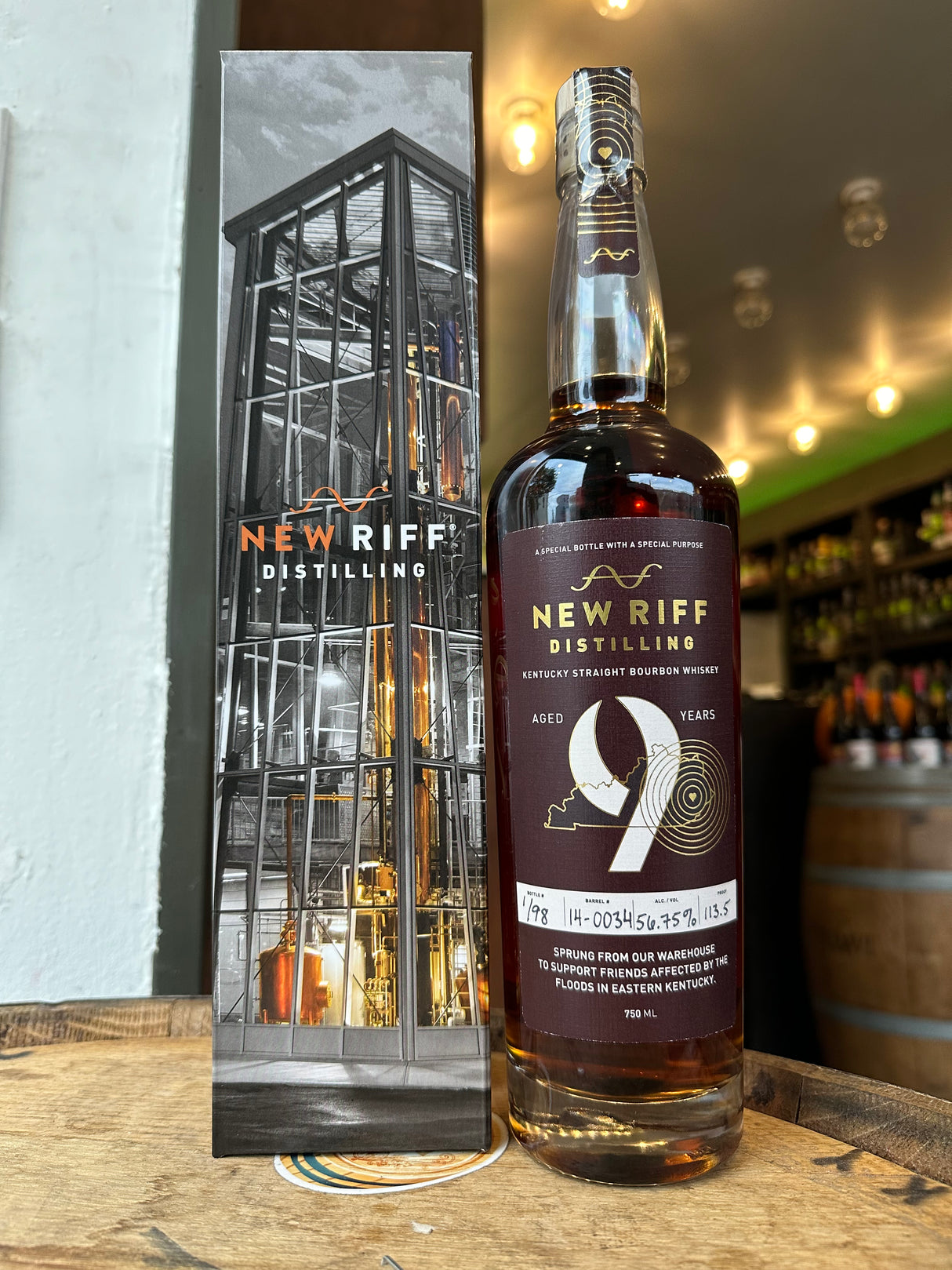 New Riff Distilling "One of One" 9 Year Single Barrel Straight Bourbon Whiskey The Prime Barrel Pick | Free Shipping on orders $400+