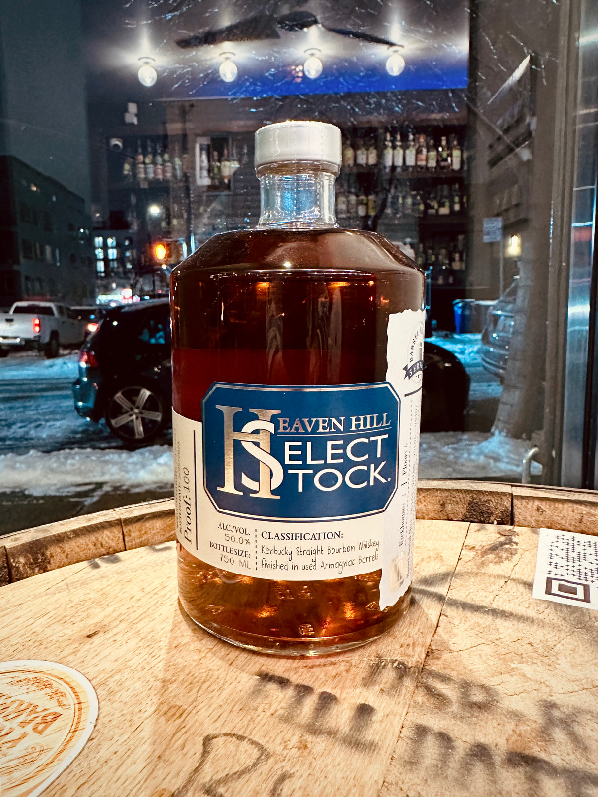 Heaven HIll Select Stock Bourbon Finished in Used Armagnac Barrels | Free Shipping on orders $400+