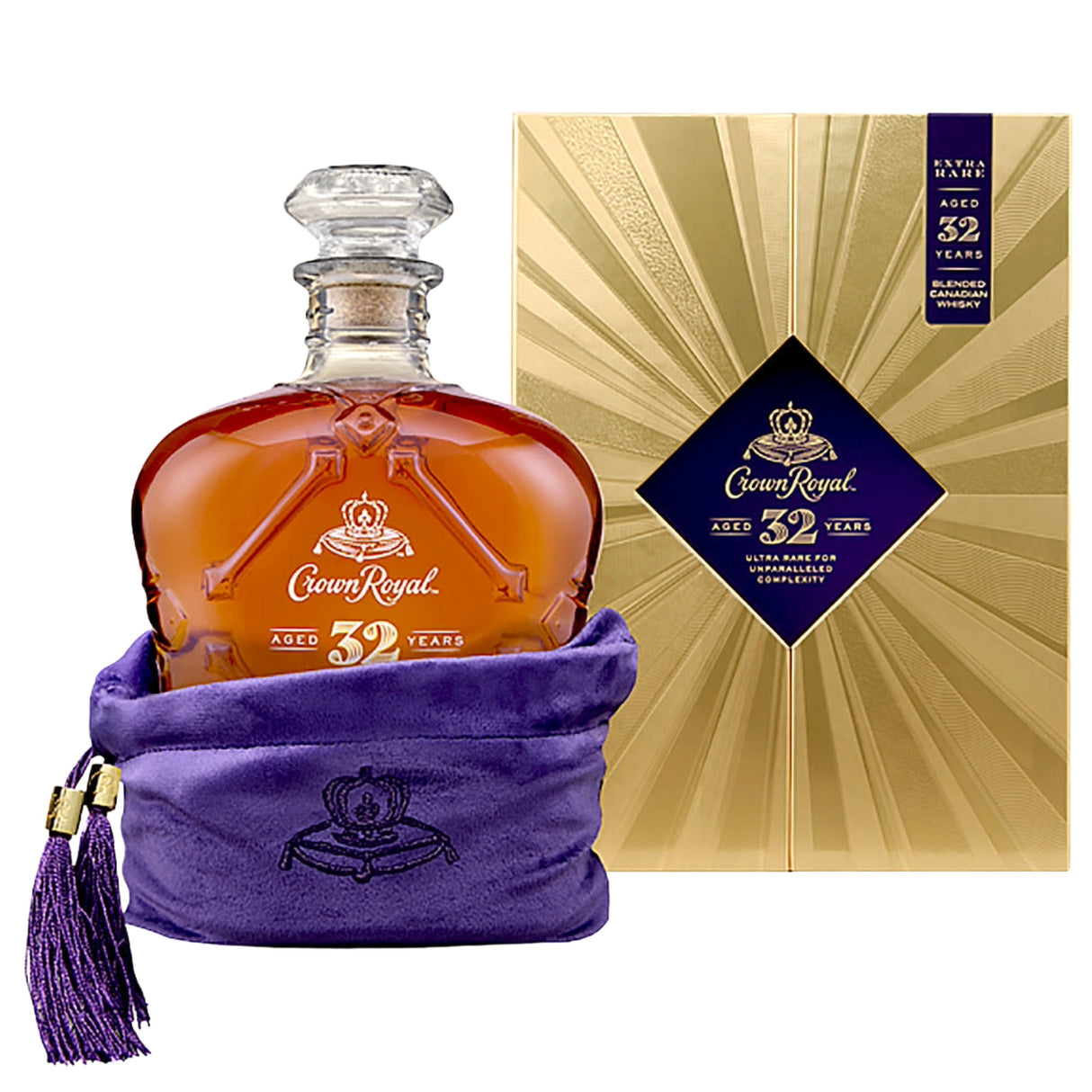 Crown Royal 32 Year Extra Rare Canadian Whiskey | Free Shipping on orders $400+