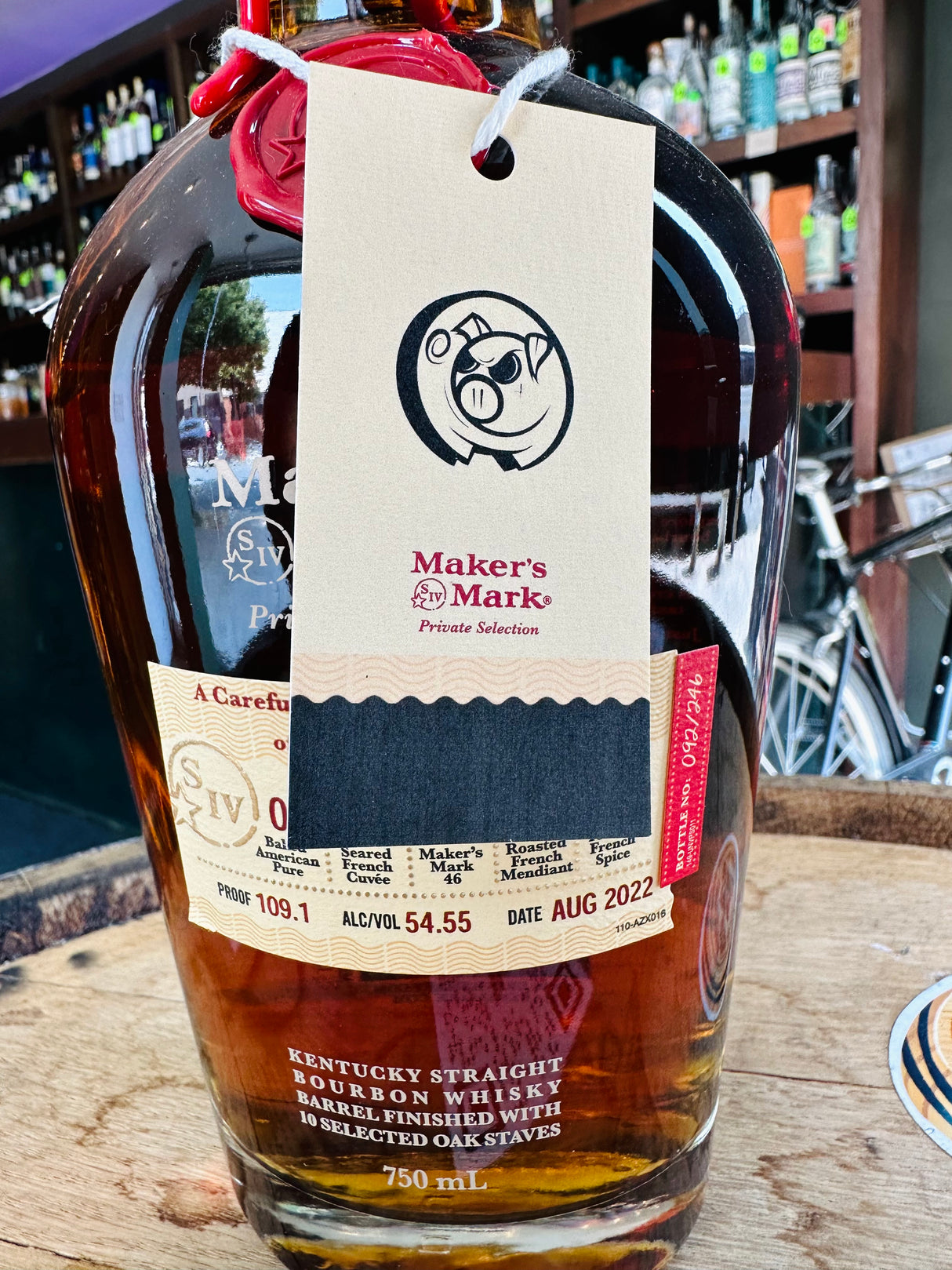 Maker’s Mark ”Broken Glass: Extra Wish” Private Select Single Barrel Kentucky Straight Bourbon Whiskey The Prime Barrel Pick | Free Shipping on orders $400+