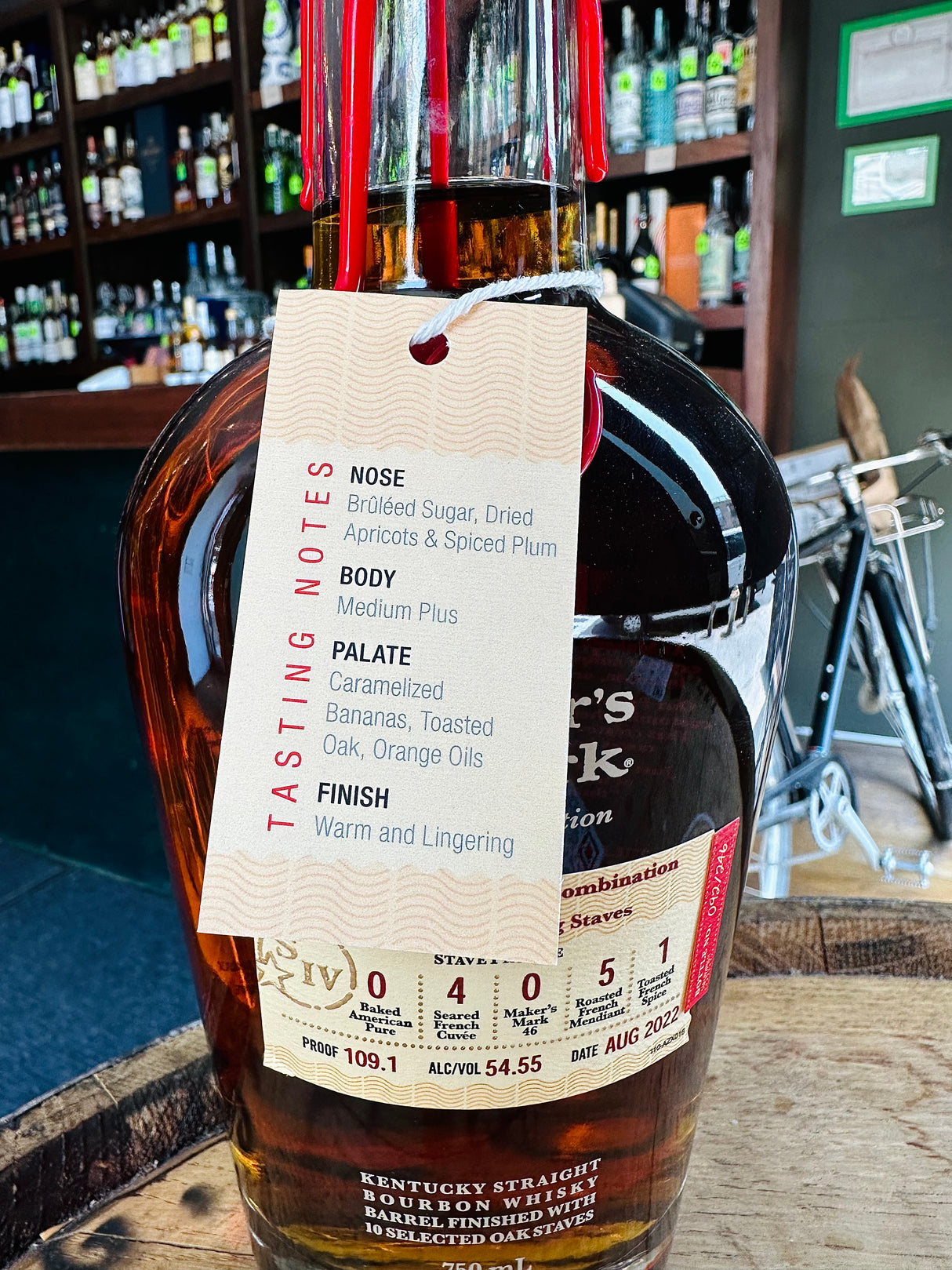 Maker’s Mark ”Broken Glass: Extra Wish” Private Select Single Barrel Kentucky Straight Bourbon Whiskey The Prime Barrel Pick | Free Shipping on orders $400+