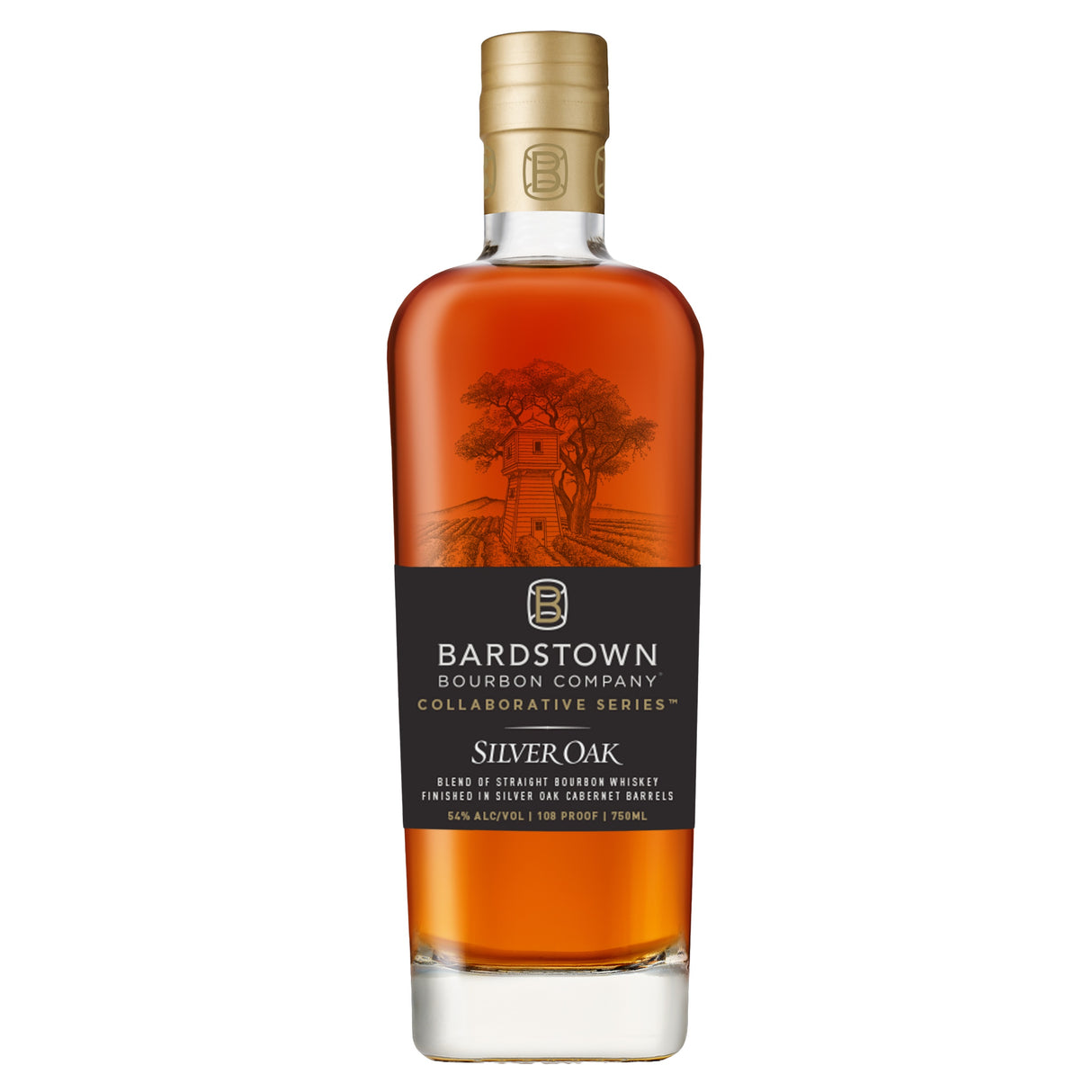 Bardstown Bourbon Collaborative Series Blend of Straight Bourbon Whiskey Finished in Silver Oak Cabernet Barrels | Free Shipping on orders $400+