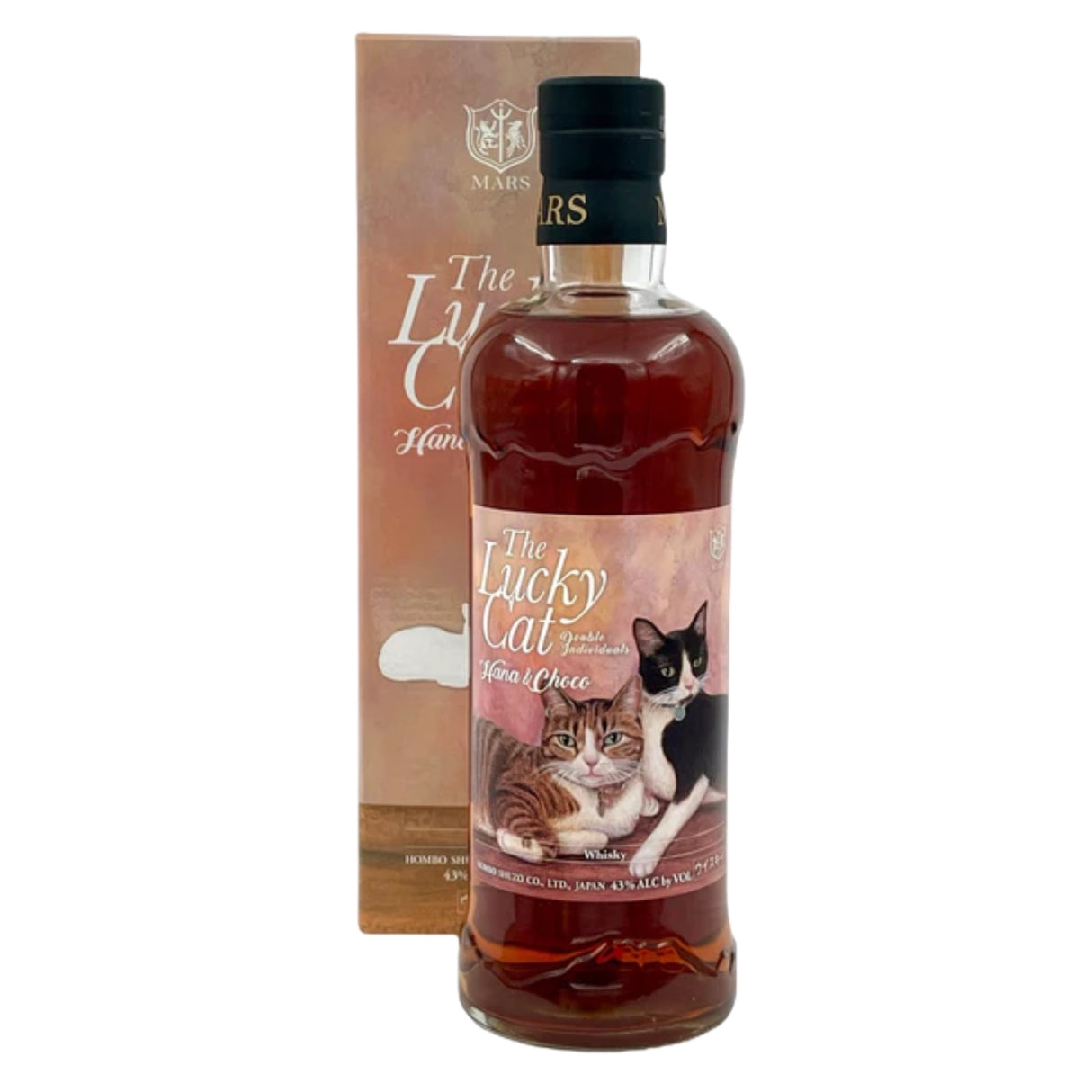 Mars Whisky The Lucky Cat "Hana & Choco" 2024 Release Japanese Whisky | Free Shipping on orders $400+