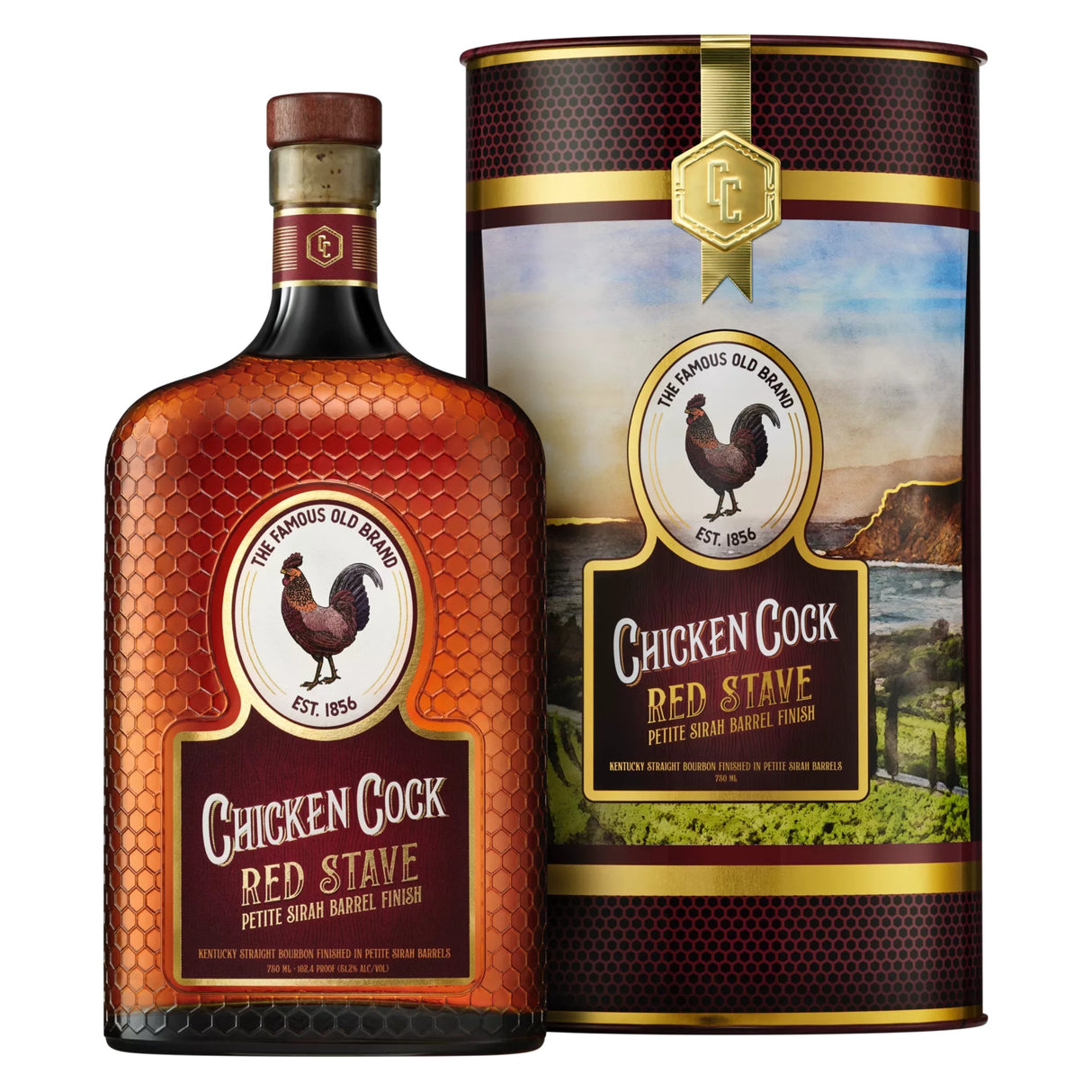 Chicken Cock Red Stave Kentucky Straight Bourbon | Free Shipping on orders $400+