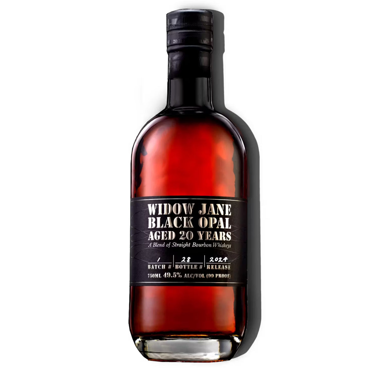 Widow Jane Black Opal 20 Year Straight Bourbon Whiskey Finished in Mizunara Oak | Free Shipping on orders $400+