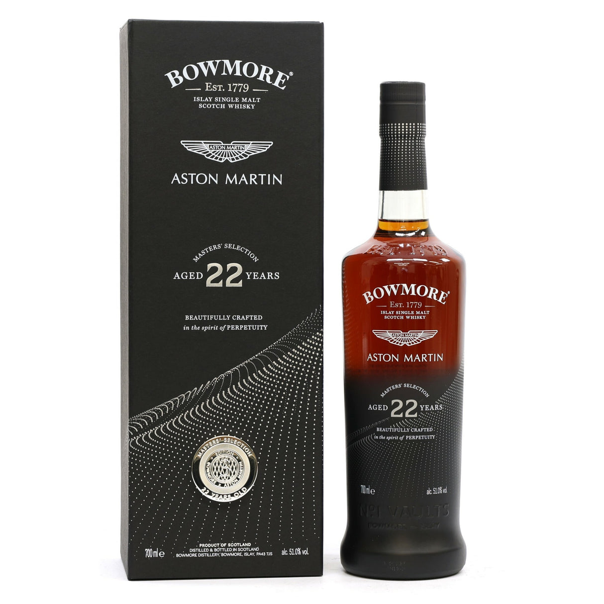 Bowmore Aston Martin Masters Selection 22 Years Islay Single Malt Scotch Whisky | Free Shipping on orders $400+