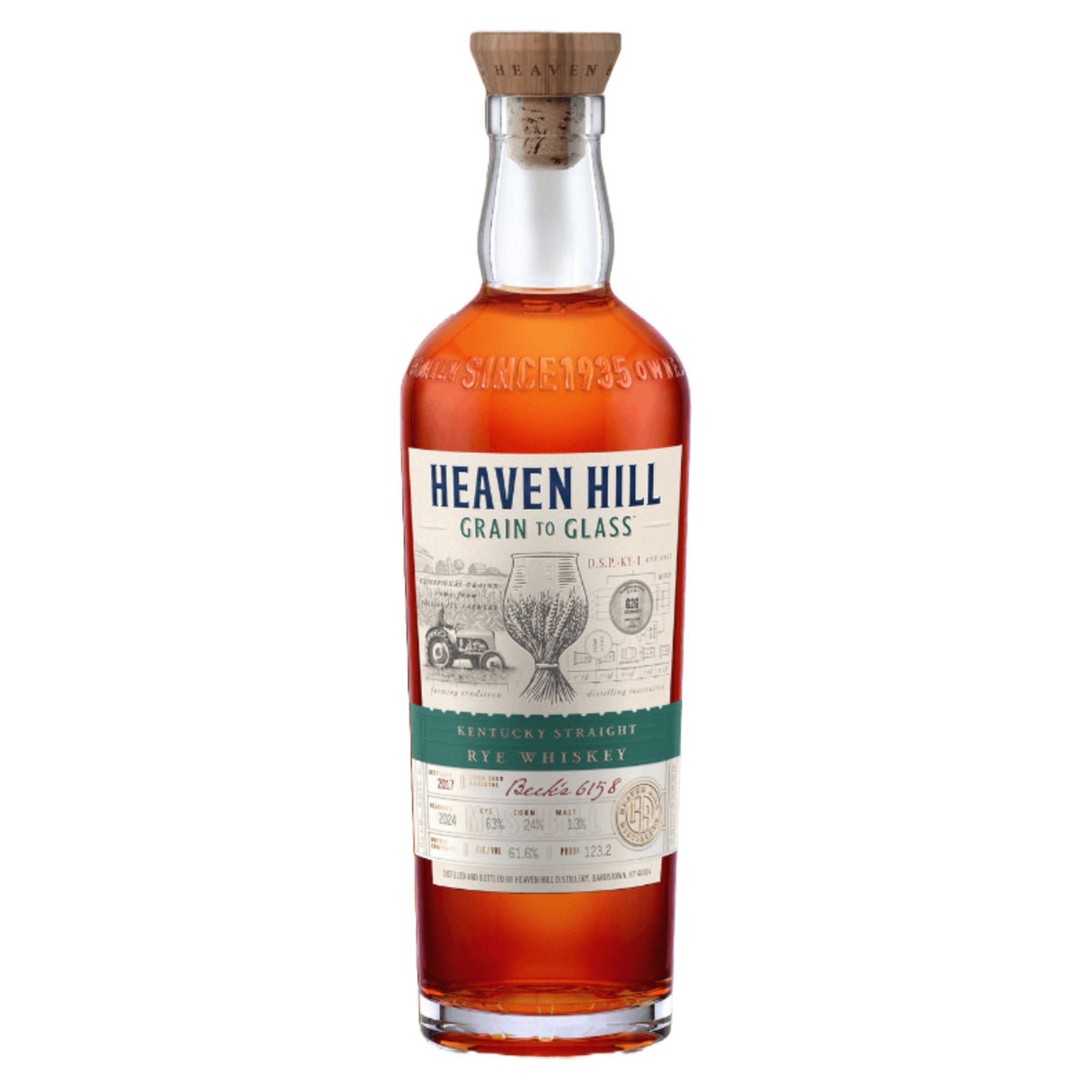 Heaven Hill Grain To Glass Kentucky Straight Rye Whiskey | Free Shipping on orders $400+