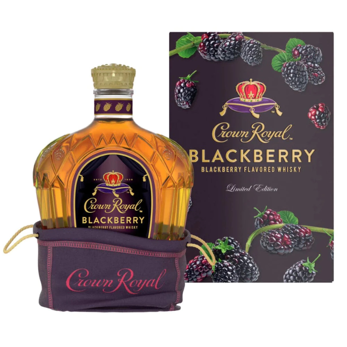 Crown Royal Limited Edition Blackberry Flavored Whisky | Free Shipping on orders $400+