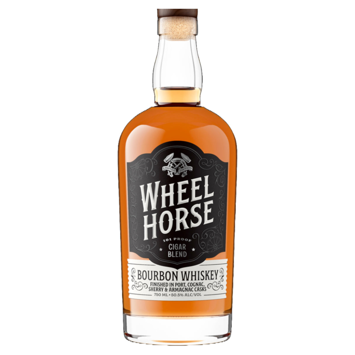 Wheel Horse Cigar Blend Bourbon Whiskey Finished In Port, Cognac, Sherry & Armagnac Casks | Free Shipping on orders $400+