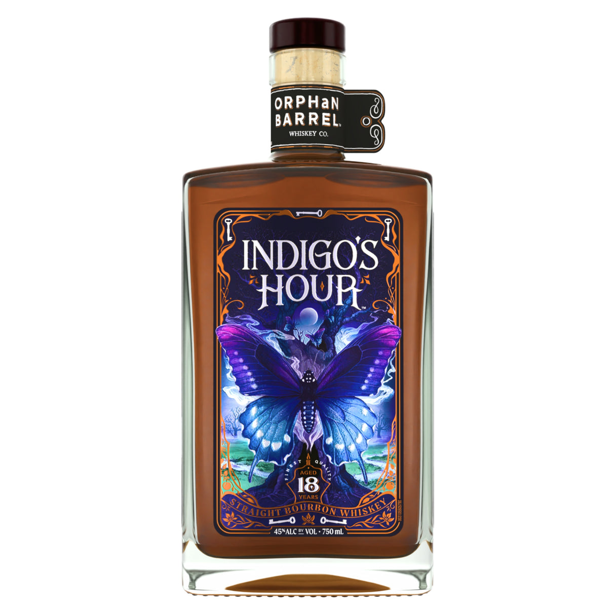 Orphan Barrel Indigo's Hour 18 Year Old Straight Bourbon Whiskey | Free Shipping on orders $400+