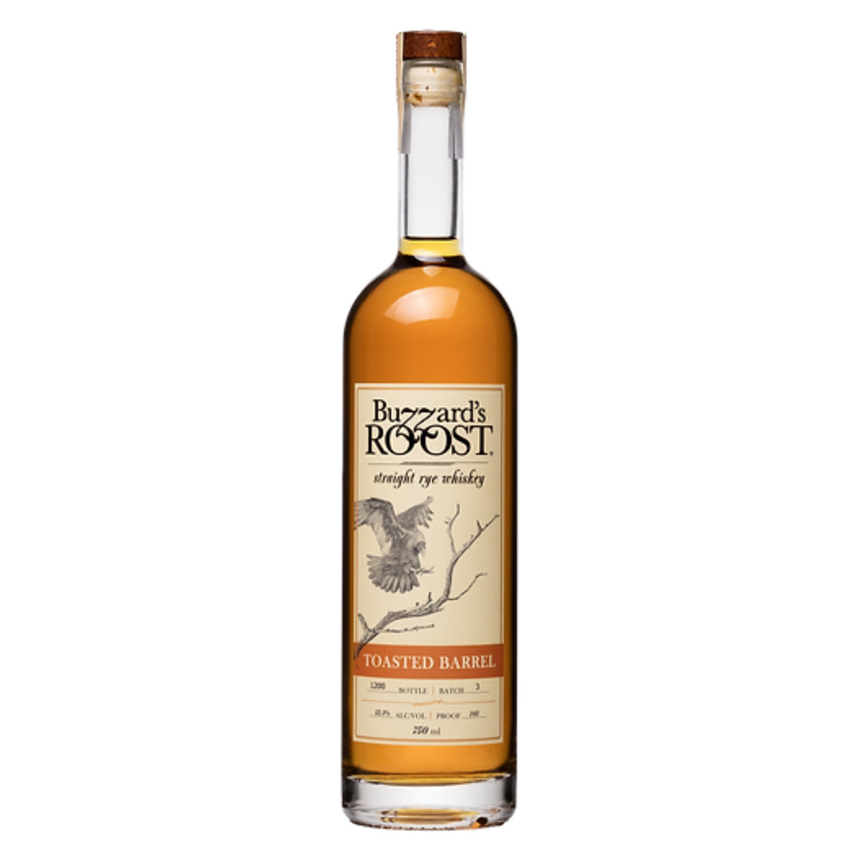 Buzzard's Roost Toasted Barrel Straight Rye Whiskey | Free Shipping on orders $400+