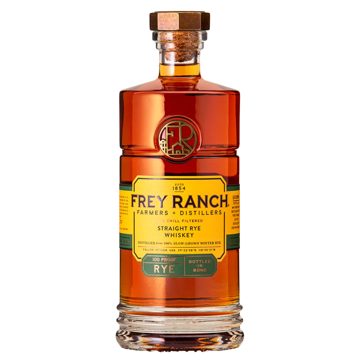 Frey Ranch Bottled-in-Bond Rye Whiskey | Free Shipping on orders $400+