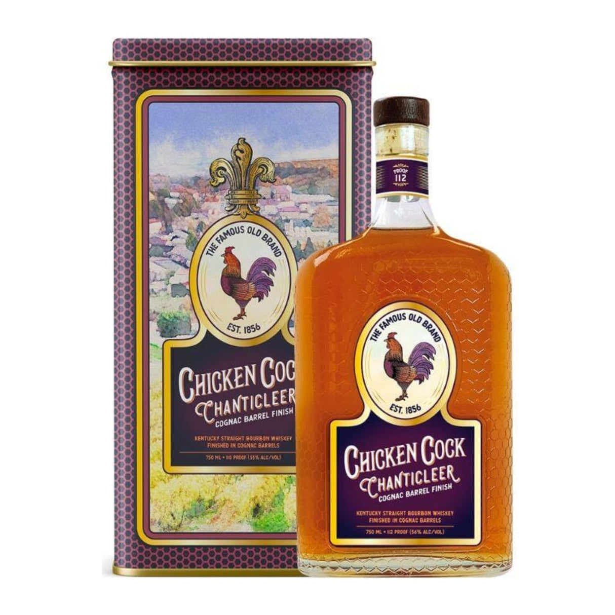Chicken Cock Chanticleer Cognac Finish Bourbon | Free Shipping on orders $400+