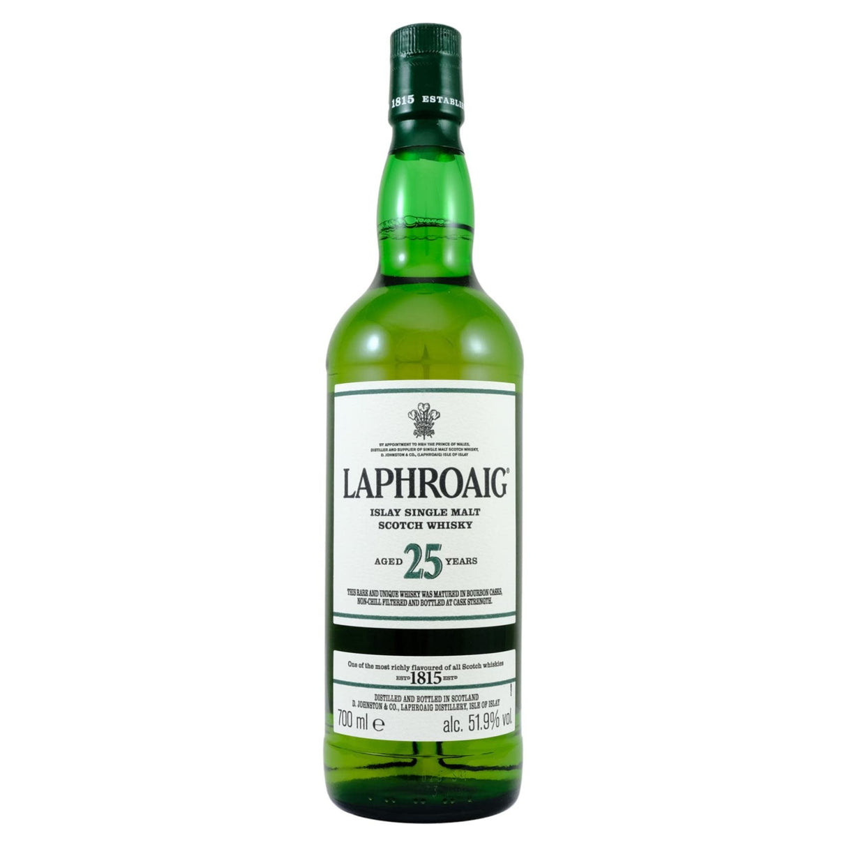 Laphroaig 25 Year Old Single Malt Scotch Whisky | Free Shipping on orders $400+