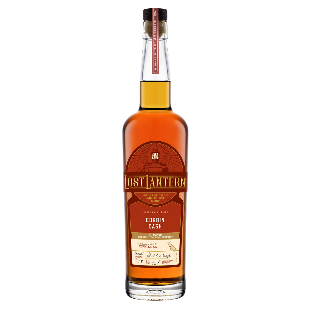 Lost Lantern Corbin Cash California Straight Bourbon Whiskey | Free Shipping on orders $400+