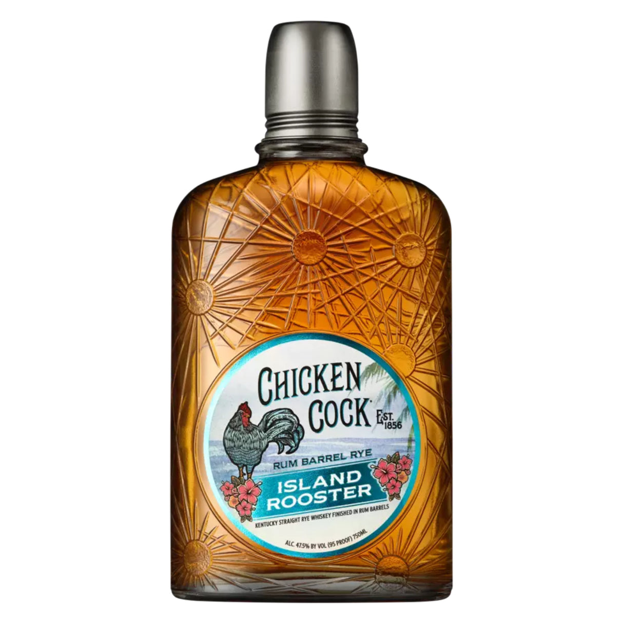 Chicken Cock Island Rooster Rum Barrel Rye Whiskey | Free Shipping on orders $400+