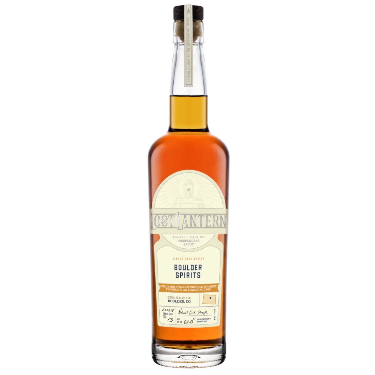 Lost Lantern Boulder Colorado Straight Bourbon Whiskey Finished In An Armagnac Cask | Free Shipping on orders $400+