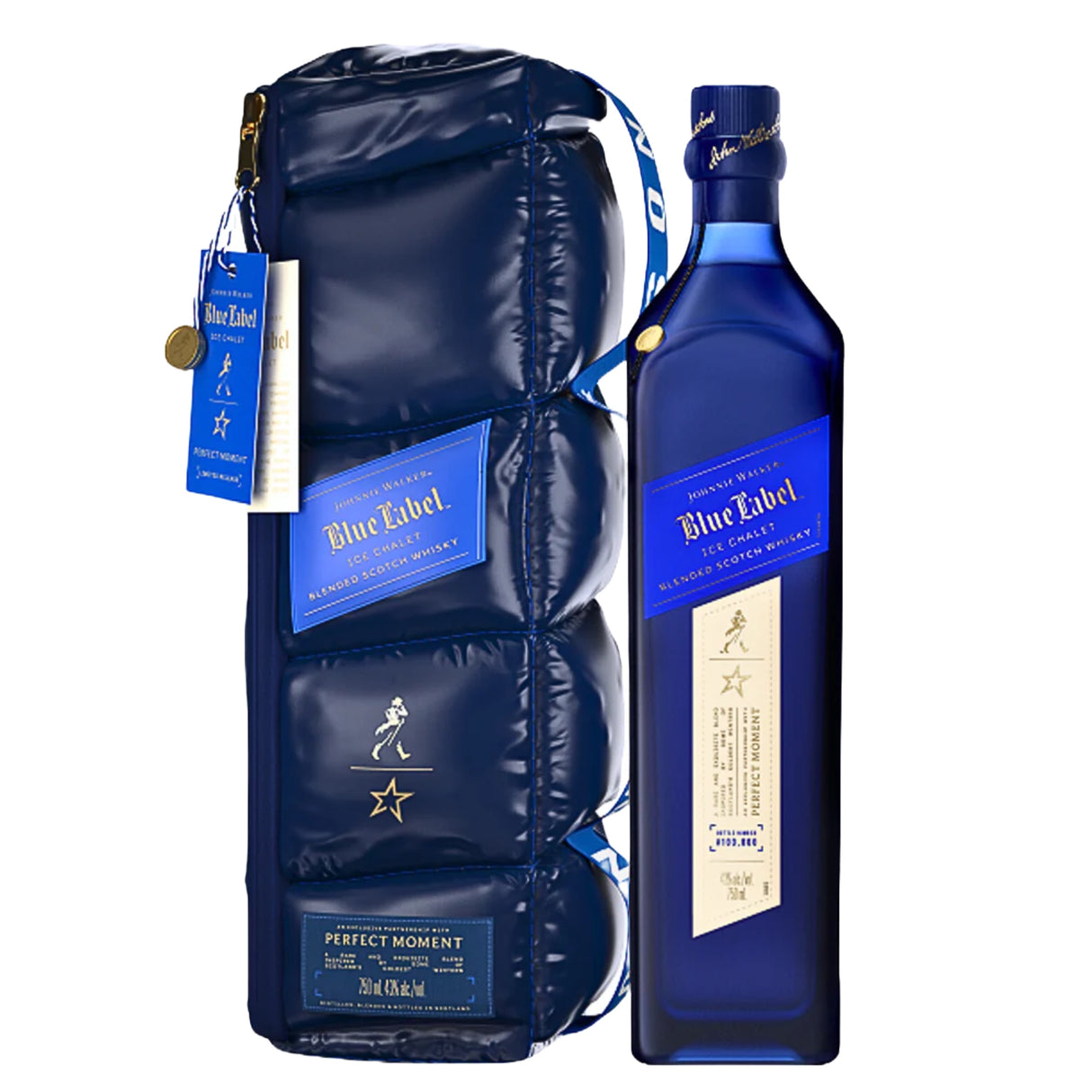 Johnnie Walker Blue Label Ice Chalet Blended Scotch Whisky | Free Shipping on orders $400+
