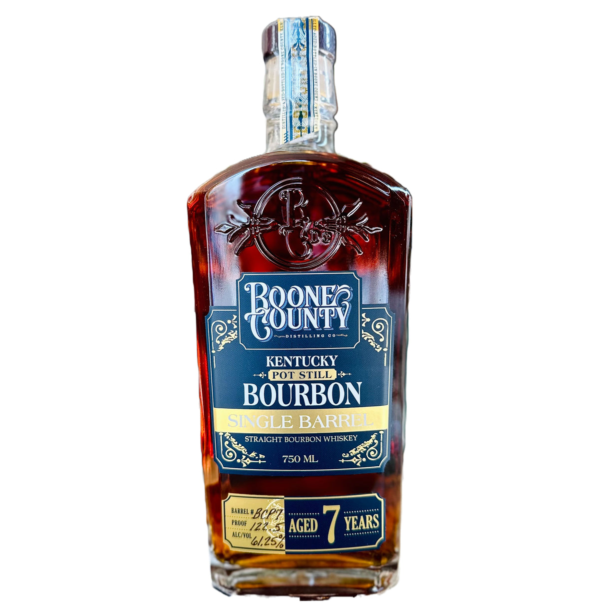Boone County Distilling Co Pot Still 7 Years Single Barrel Straight Bourbon Whiskey | Free Shipping on orders $400+