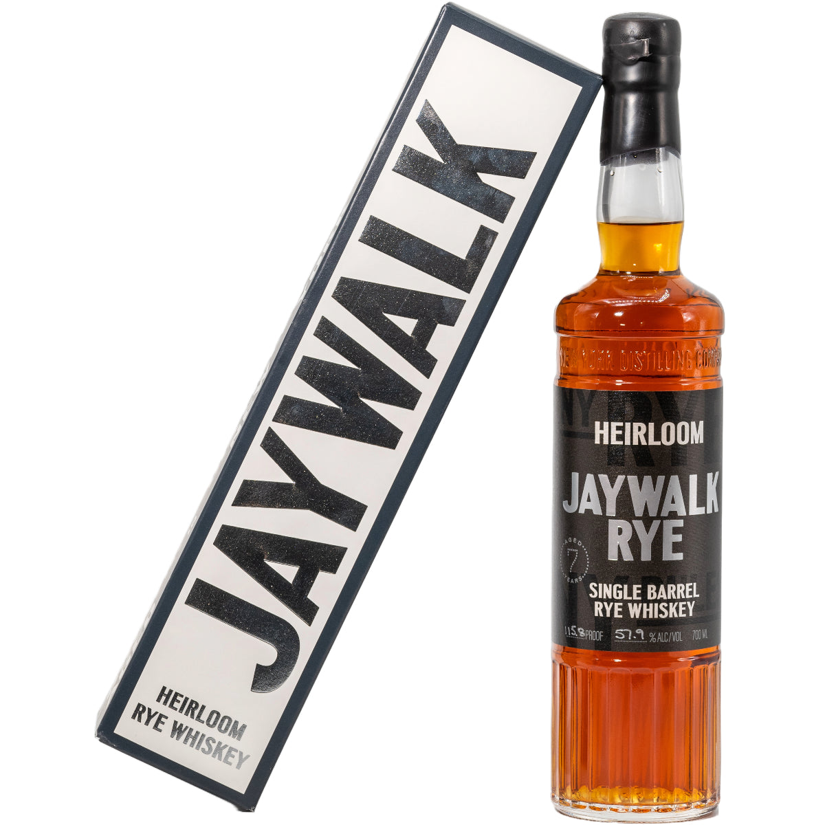 New York Distilling Company 7 Year Heirloom Jaywalk Single Barrel Rye Whiskey | Free Shipping on orders $400+