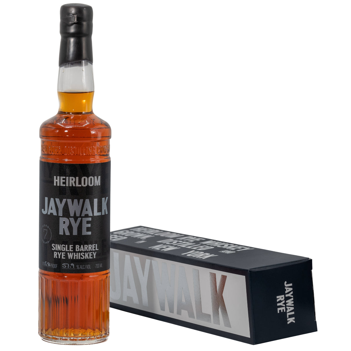New York Distilling Company 7 Year Heirloom Jaywalk Single Barrel Rye Whiskey | Free Shipping on orders $400+