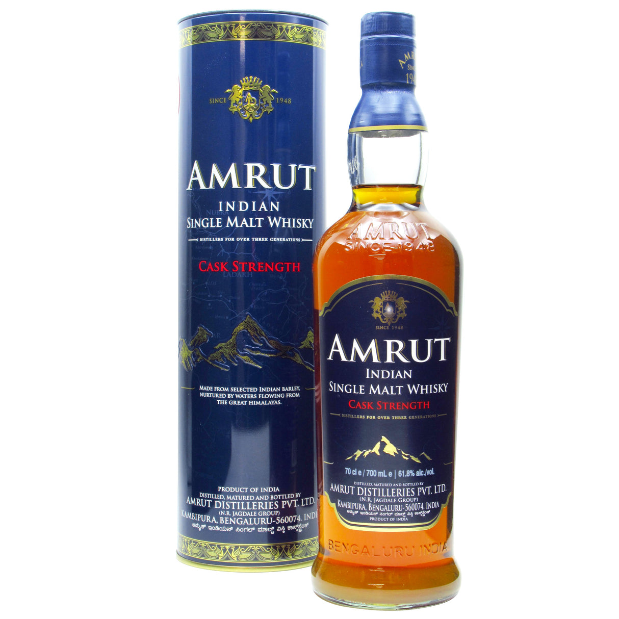 Amrut Cask Strength Indian Single Malt Whisky | Free Shipping on orders $400+