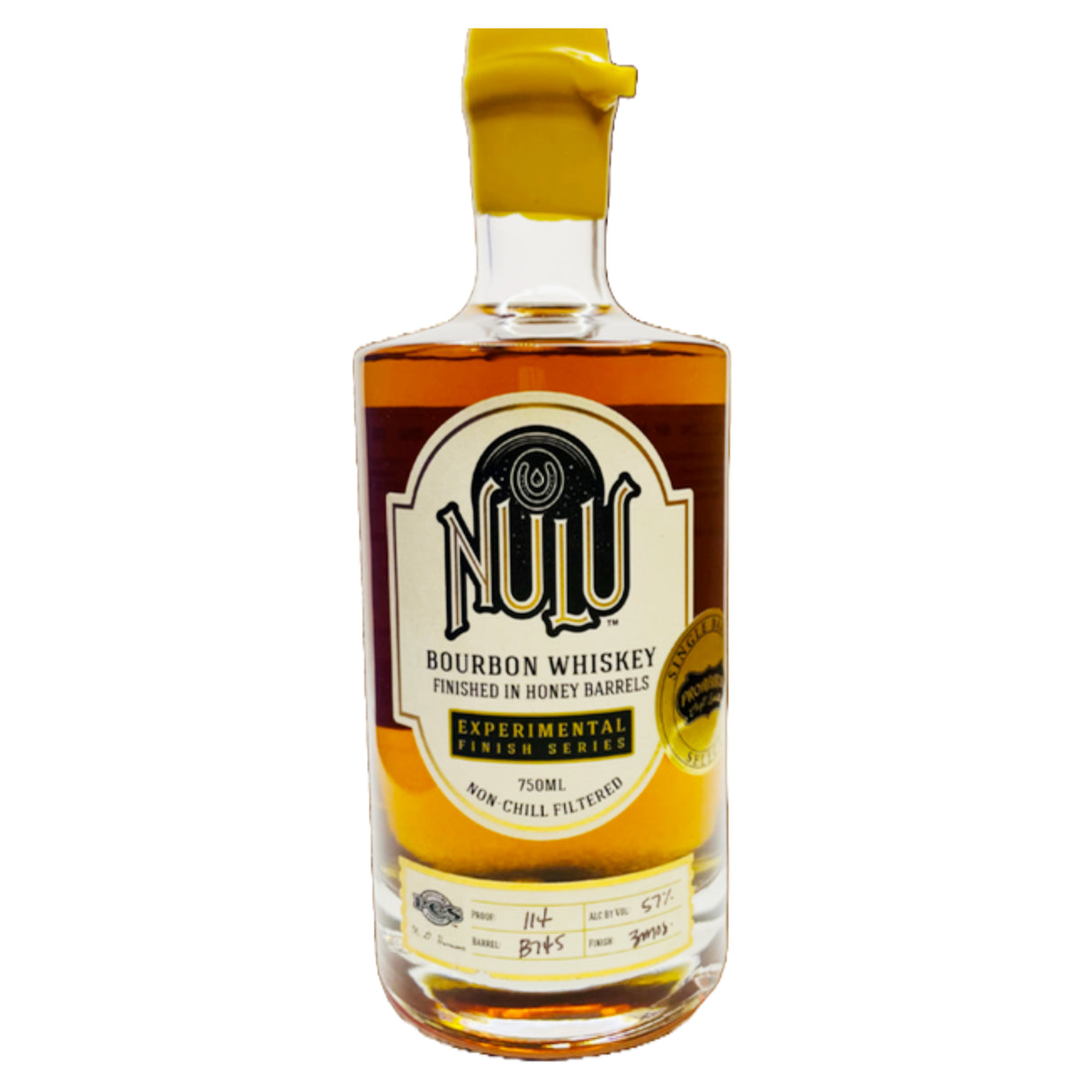 NULU 6 Year Old Bourbon Whiskey Honey Barrel Finish | Free Shipping on orders $400+