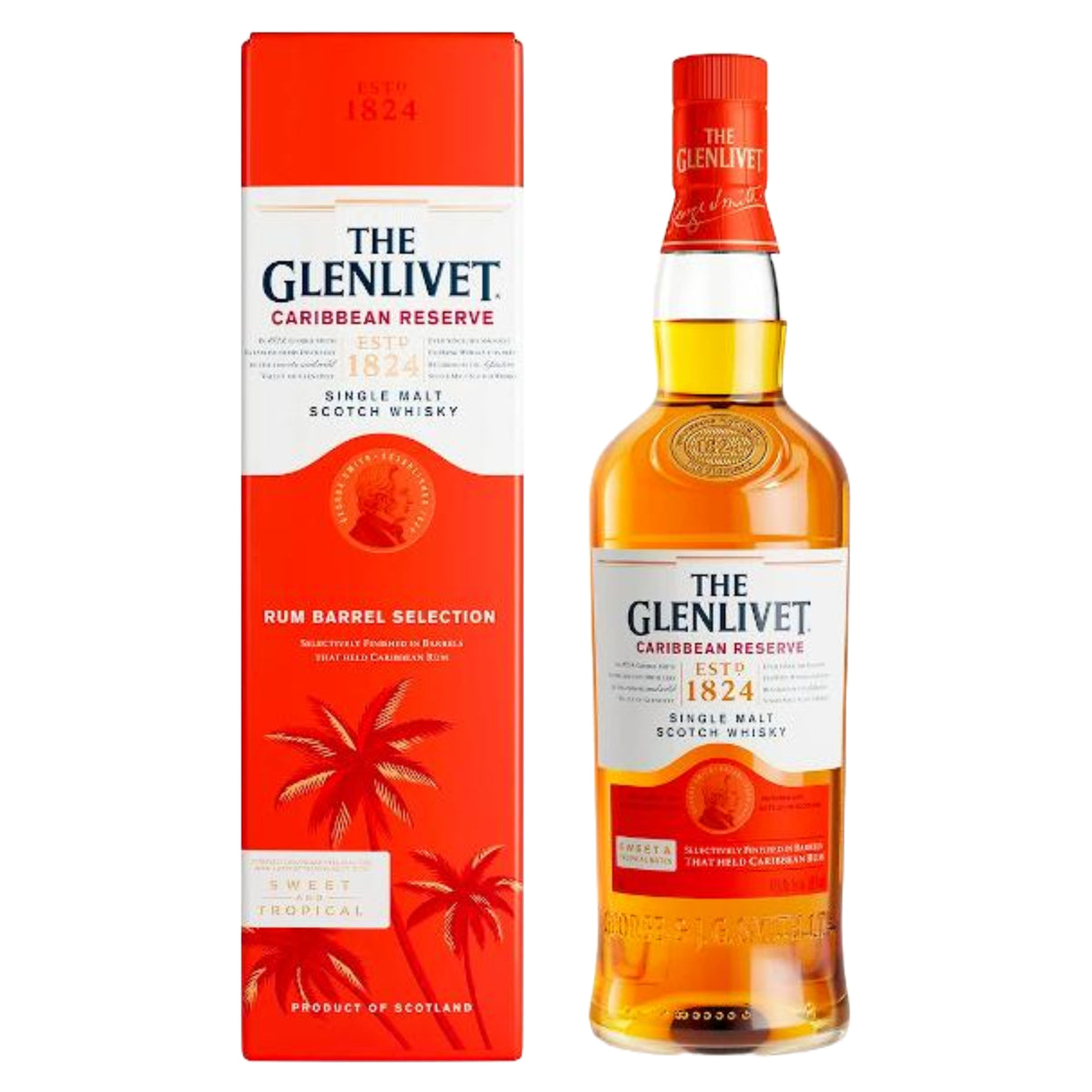 The Glenlivet Caribbean Reserve Single Malt Scotch Whisky | Free Shipping on orders $400+