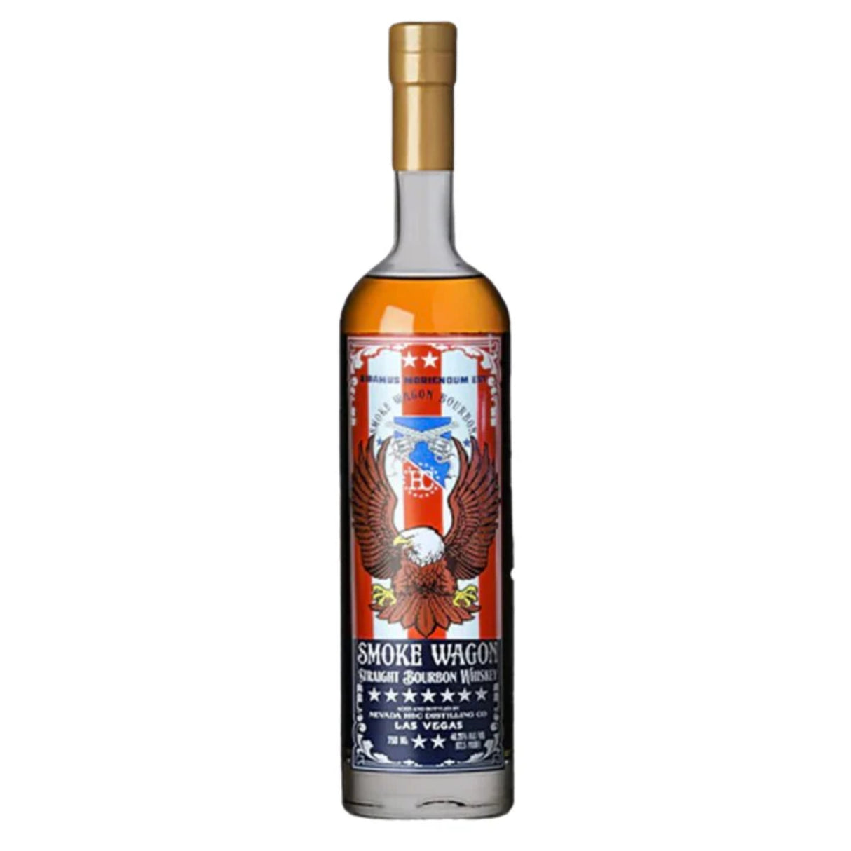 Smoke Wagon "Red White and Blue" Straight Bourbon Whiskey | Free Shipping on orders $400+
