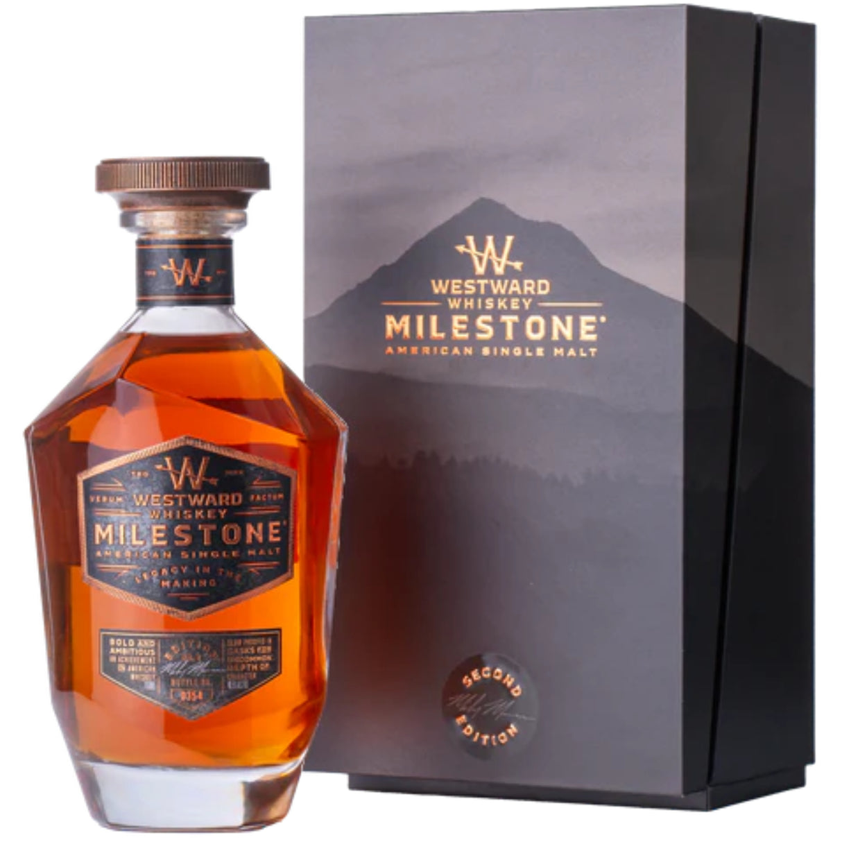 Westward Whiskey Milestone American Single Malt Whiskey | Free Shipping on orders $400+