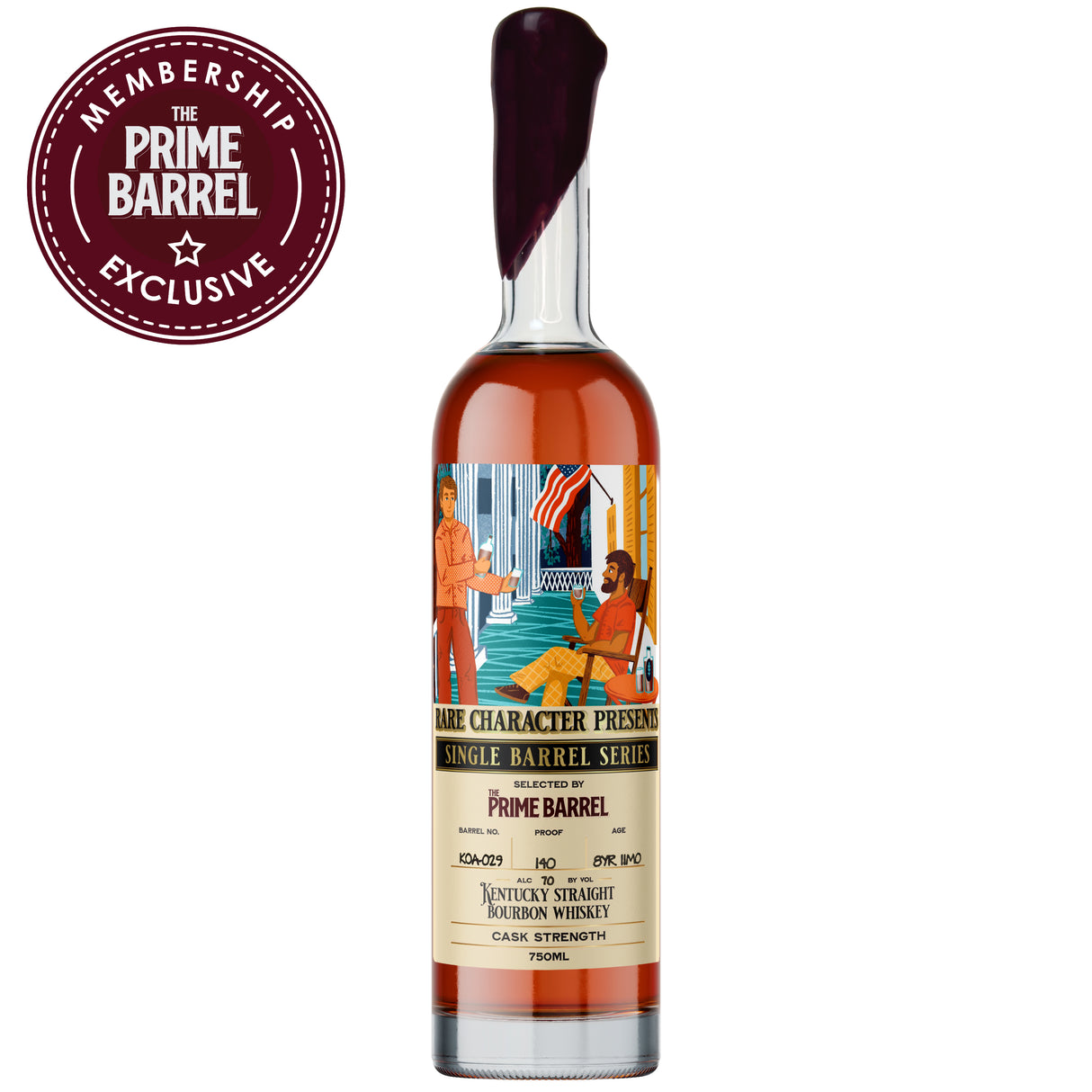 Rare Character "Permitted Hazmat" 8 Year 11 Months Single Barrel Kentucky Straight Bourbon Whiskey The Prime Barrel Pick#94
