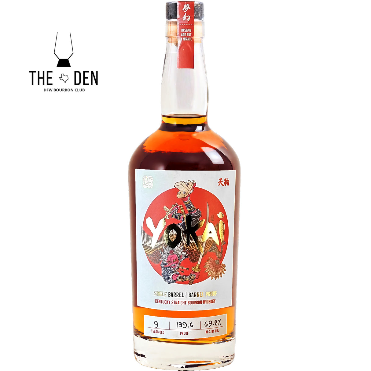 Mugen Spirit Yokai "The Den" Single Barrel Kentucky Straight Bourbon | Free Shipping on orders $400+